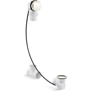 kohler k-7214-2mb clearflo 1 1/2" bath cable drain, vibrant moderne brushed brass