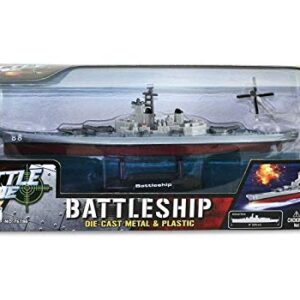 Daron Battleship 9" Die-Cast Vehicle with 1 Plane