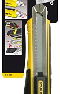 Stanley 0-10-481 Snap Off knife with magazine, Silver/Yellow