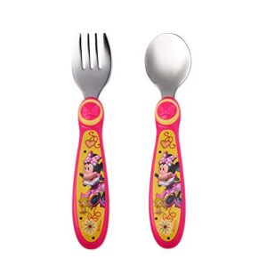 the first years disney baby minnie mouse stainless steel flatware for kids