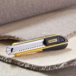 Stanley 0-10-481 Snap Off knife with magazine, Silver/Yellow