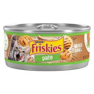 purina friskies wet cat food, pate mixed grill - (pack of 24) 5.5 oz. cans