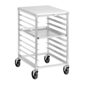 channel 429a bun pan rack, half height, standard heavy-duty series, 28.5"w x 18"d x 36"h, aluminum construction