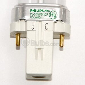 Philips 148700 - PL-S 9W/841/2P Alto Single Tube 2 Pin Base Compact Fluorescent Light Bulb