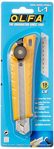 OLFA 18mm Heavy-Duty Ratchet-Lock Utility Knife (L-1)