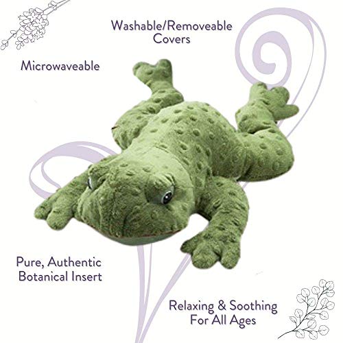 Sonoma Lavender Microwaveable Aromatherapy Pillow, Plush Freddy The Eucalyptus Tree Frog, Eucalyptus Scented with Removable Washable Cover