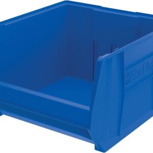 AkroBins - 30283BLUE 30283 Super-Size AkroBin Heavy Duty Stackable Storage Bin Plastic Container, (20-Inch L x 18-Inch W x 12-Inch H), Blue, (1-Pack)