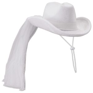 western bride's hat