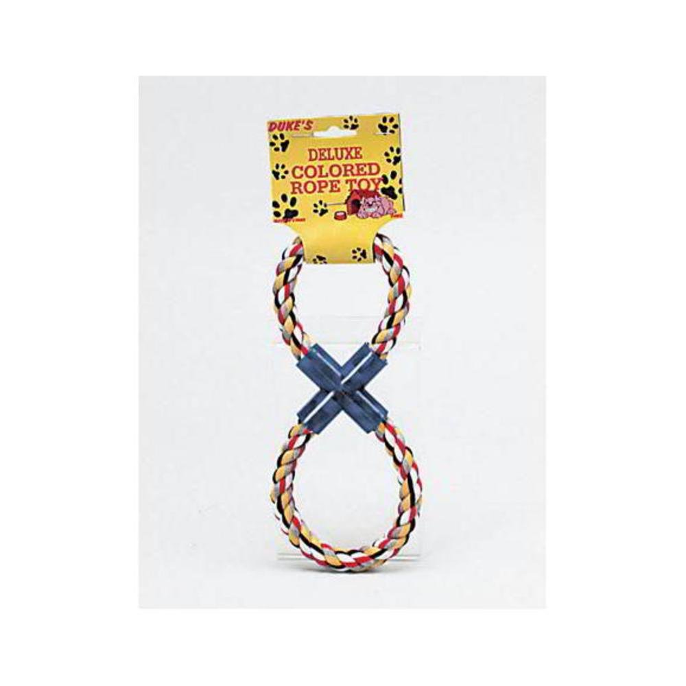 Kole Imports Figure 8 Multi-Colored Rope Dog Toy