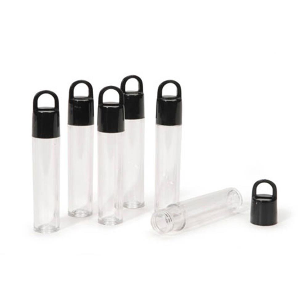 Darice Plastic Storage Tube Clear 2-7/8" 6/Pkg