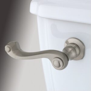 kingston brass ktfl58 royale tank lever, brushed nickel