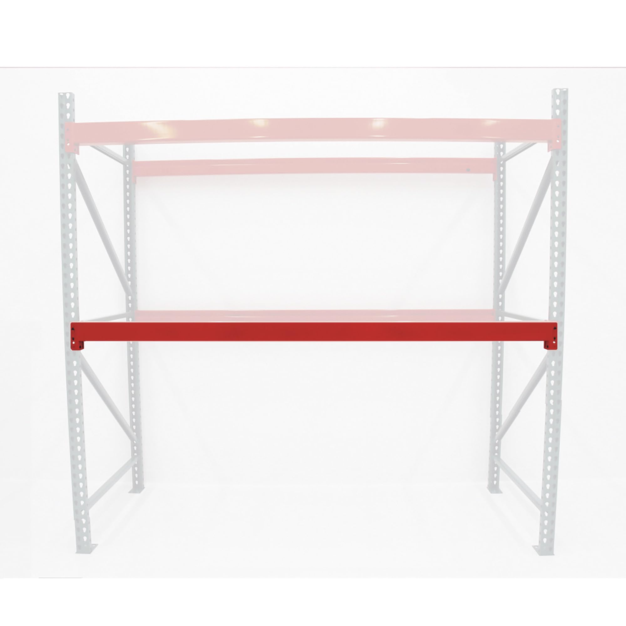 AK Industrial Teardrop Pallet Rack Beam - 144in.L, Model Number AK-RBI-144-6