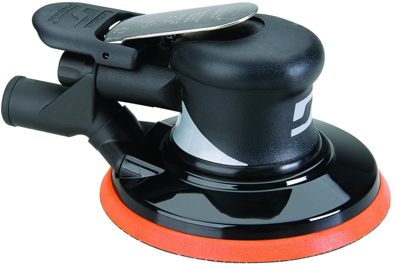 Dynabrade (56830) Dynorbital Supreme 6" (152 mm) Diameter Random Orbital Sander, Central Vacuum | Proportionate 3/16" (5 mm) Diameter Orbit | 12000 RPM Pneumatic Motor