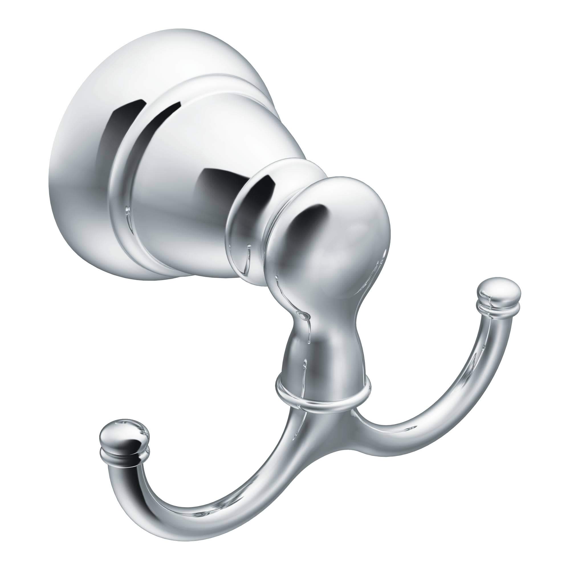 Moen, Chrome Y2603CH Banbury Double Robe Hook, Size