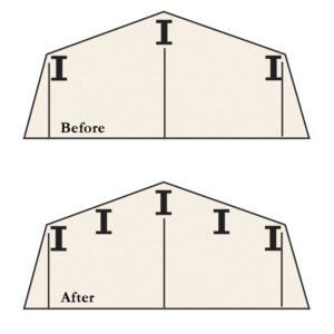 Arrow 6586 Roof Strengthening Kit for Shed Roofs, 6 by 5-Feet and 8 by 6-Feet