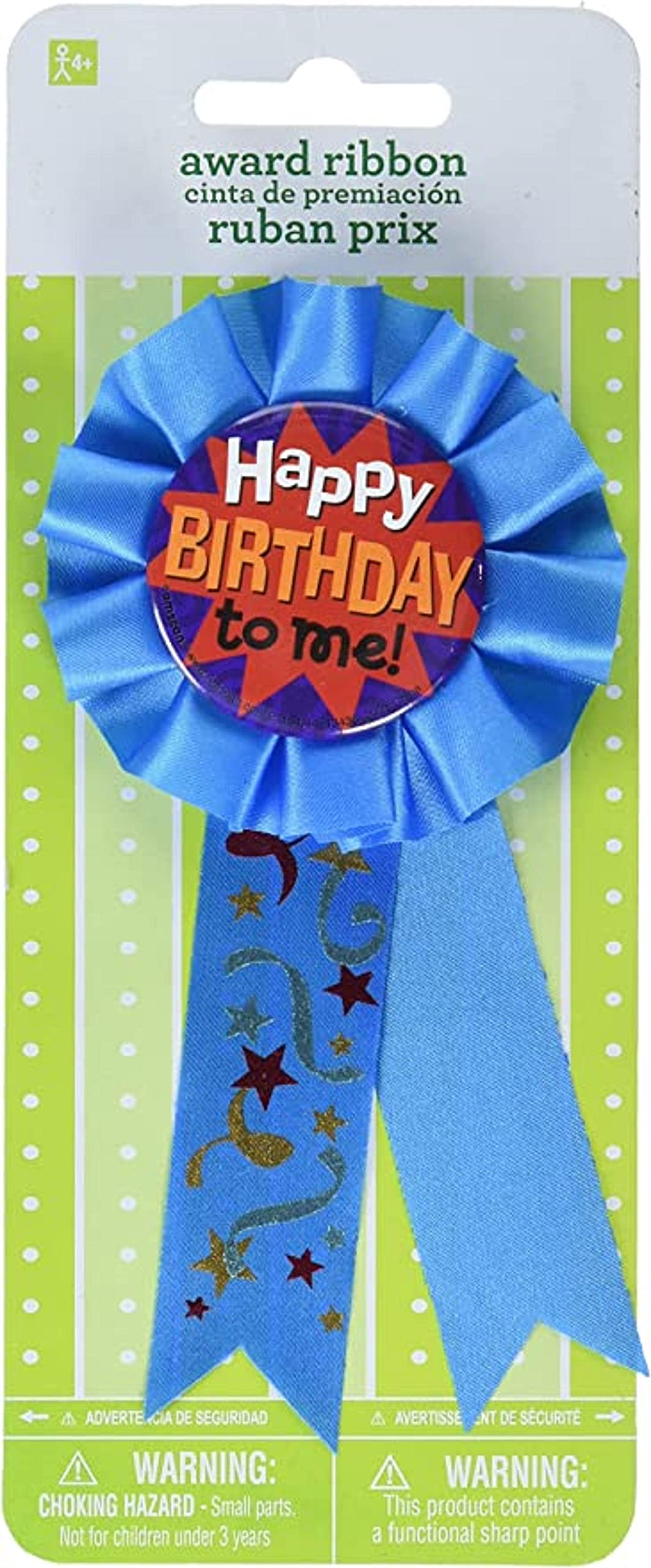 Stylish Multicolor "Happy Birthday to Me" Award Ribbon - 5.5" (1 Pc.) - Unique & Premium Quality Design - Perfect for Self-Gifting & Birthday Milestones