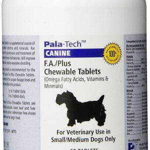 Pala-Tech FA Plus Chew Tabs Small Dog 60 ct