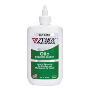 pet king brands zymox otic enzymatic solution for dogs and cats to soothe ear infections without hydrocortisone for itch relief, 8oz