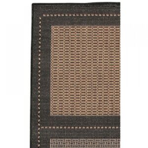 Couristan 1043/2500 Recife Summit 8-Feet 6-Inch by 13-Feet Rug, Cocoa Black