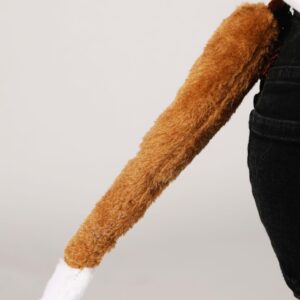 Puppy Dog Ears and Tail Costume Accessory Kit - Plush Ears and Faux Fur Tail, One Size Fits Most Brown