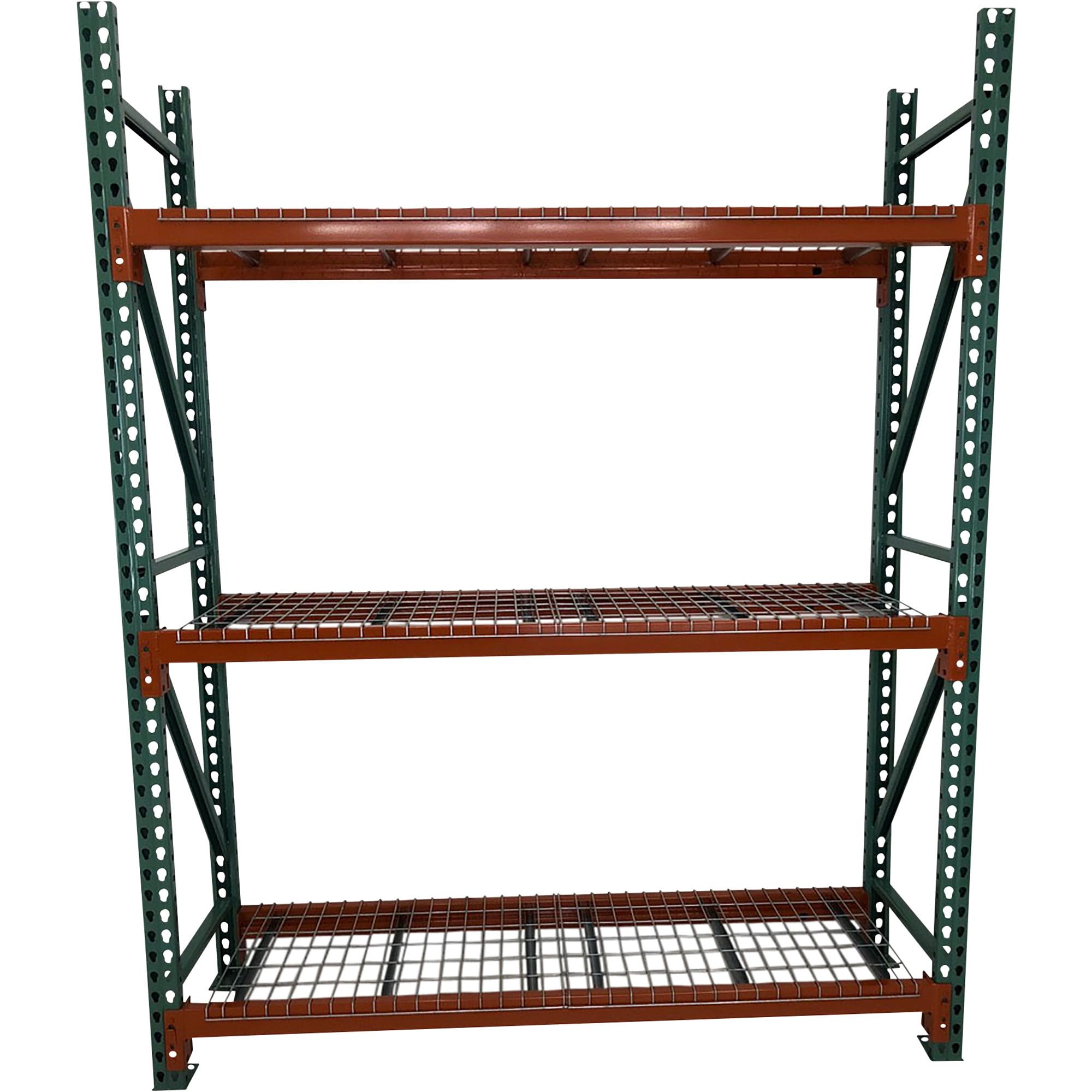 AK Industrial Teardrop Pallet Rack Cross Beam - 108in.L, Model Number AK-RBI-108-4.65