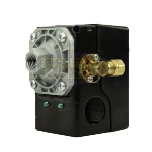 Pressure switch for air compressor made by Furnas / Hubbell 69JF9LY 140-175 single port w/ unloader & on/off lever