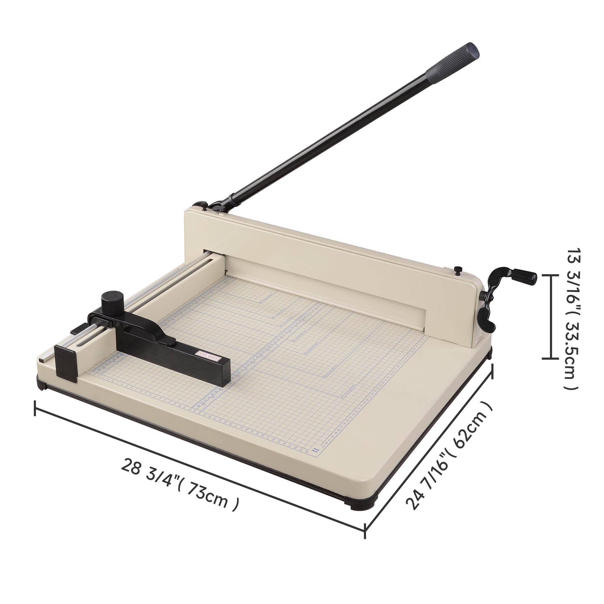 Yescom Paper Cutter Heavy Duty 17" Blade A3 Large Industrial Guillotine 400 Sheets Cutting Cardstock Trimmer