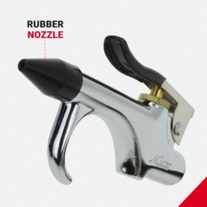 Milton (S-148) 1/4" NPT Lever Blow Gun - Rubber and Safety Tip Nozzles