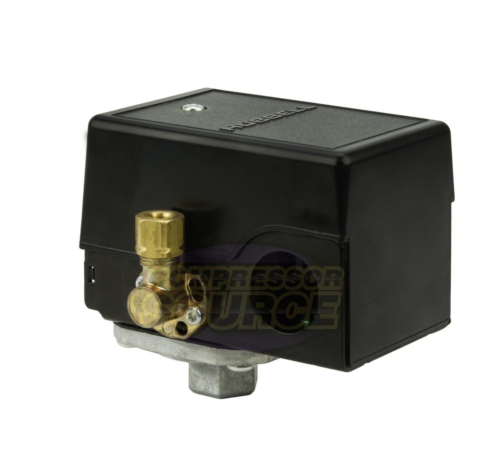 Pressure switch for air compressor made by Furnas / Hubbell 69JF9LY 140-175 single port w/ unloader & on/off lever