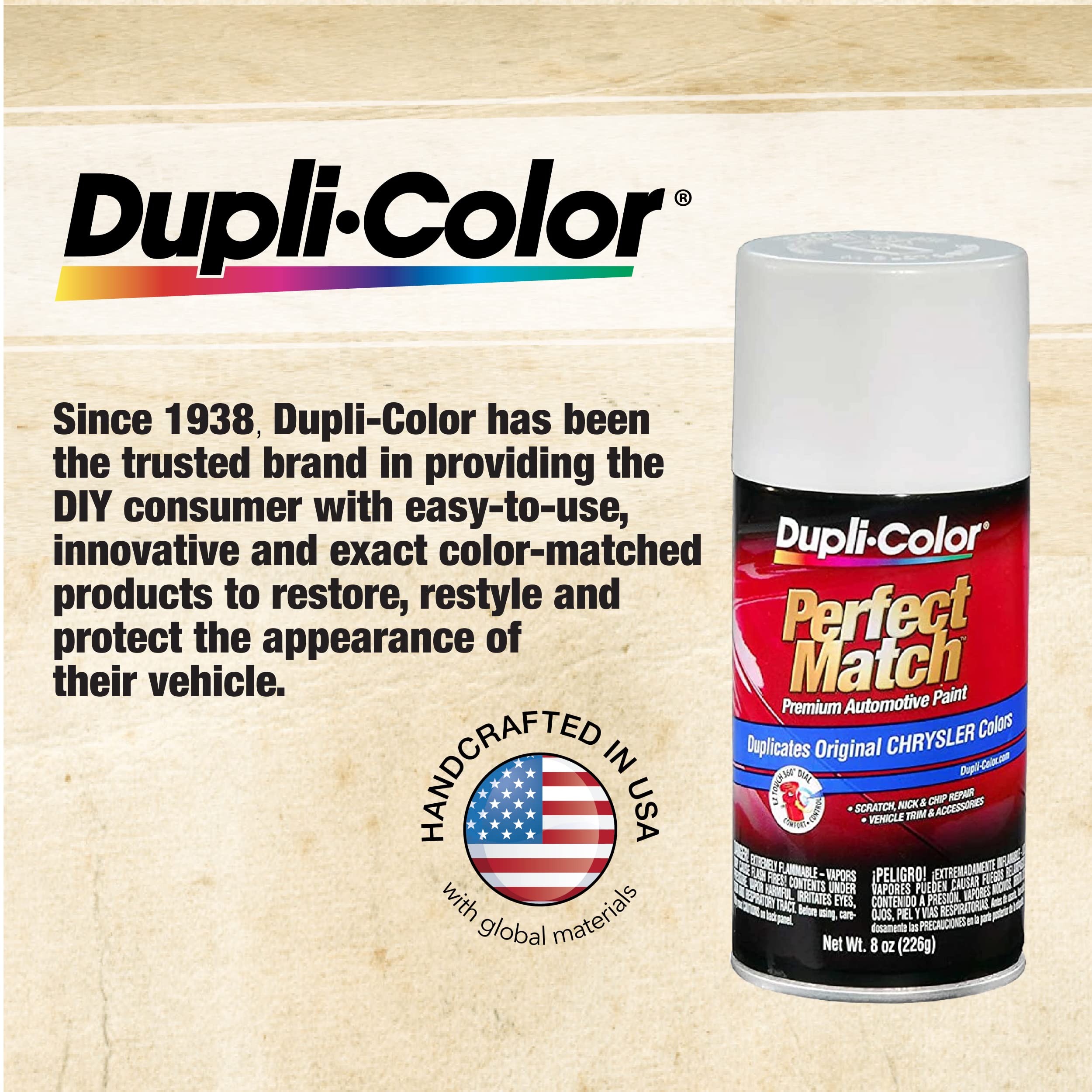 Dupli-Color DAP1689 Sandable Primer Spray Paint - White - 12 oz. Aerosol Can