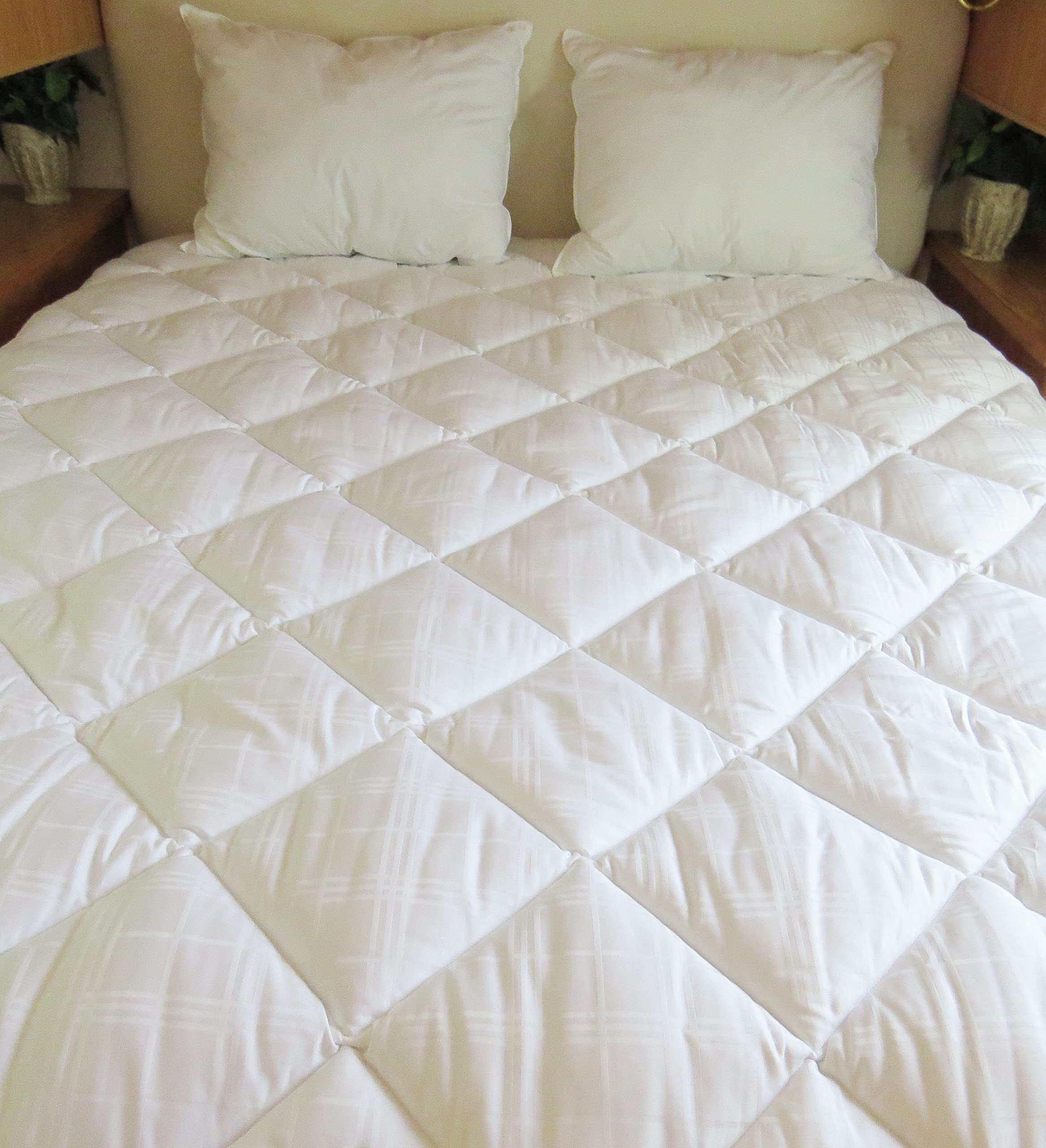 Quilted Mattress Pad (Cover) for a Camper, RV, Travel Trailer Bunk bed Size: 30x75