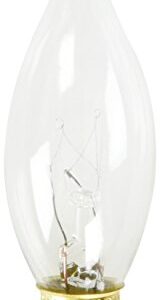 Westinghouse 0367100, 10 Watt, 130 Volt Clear Incand CA7 Light Bulb, 2500 Hour 58 Lumen