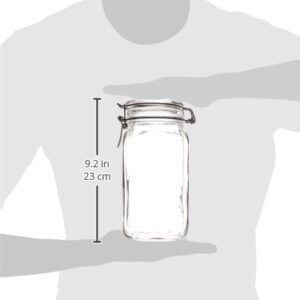 Bormioli Rocco Fido Canning Jar, Set of 3, 3 piece set, Clear