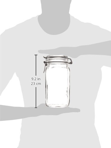 Bormioli Rocco Fido Canning Jar, Set of 3, 3 piece set, Clear