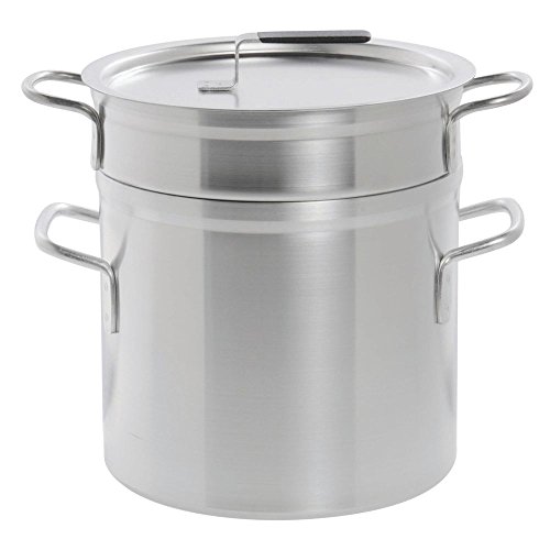 Aluminum Double Boiler w/ 11 Qt Inset and 12 Qt Pot