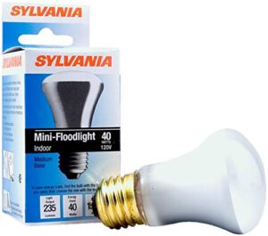 sylvania 14821 40-watt incandescent r16 mini-reflector light bulb