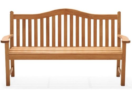 WholesaleTeak New Grade A Teak Wood Luxurious Outdoor Garden 5 Feet Bench - Terra Collection #WHBHTR5