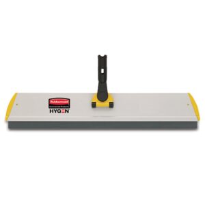 rubbermaid commercial microfiber quick connect frame, squeegee, 24 inch width x 4 1/2 depth, aluminum, yellow (q570)