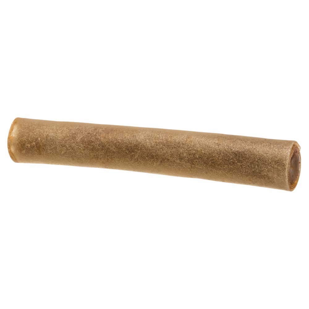 Redbarn Filled Rolled Rawhide for Dogs, Peanut Butter Flavor - Premium High Protein Low Fat Chew Treat - Case of 24