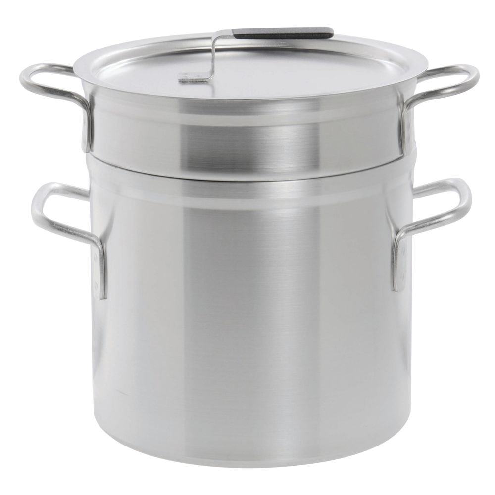 Aluminum Double Boiler w/ 11 Qt Inset and 12 Qt Pot