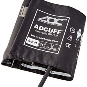 ADC 731BK Multikuf Model 731 3-Cuff EMT Kit with 804 Portable Palm Aneroid Sphygmomanometer, Small, Adult, Black