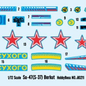 Hobby Boss Su-47 (S-37) Berkut Airplane Model Building Kit