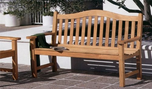 WholesaleTeak New Grade A Teak Wood Luxurious Outdoor Garden 5 Feet Bench - Terra Collection #WHBHTR5