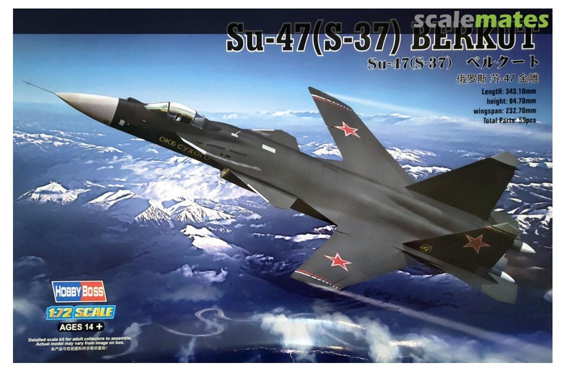 Hobby Boss Su-47 (S-37) Berkut Airplane Model Building Kit