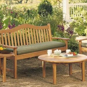 WholesaleTeak New Grade A Teak Wood Luxurious Outdoor Garden 5 Feet Bench - Terra Collection #WHBHTR5