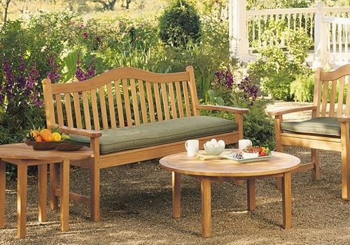 WholesaleTeak New Grade A Teak Wood Luxurious Outdoor Garden 5 Feet Bench - Terra Collection #WHBHTR5