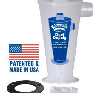 Oneida Air Systems Dust Deputy DIY Anti-Static Retrofit Cyclone Separator for Wet/Dry Shop Vacuums (DD DIY)