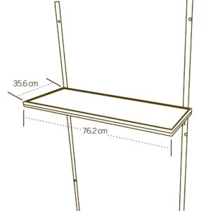 Lifetime 0115 14" x 30" Shelf Accessory Kit Sheds, 5 Pack