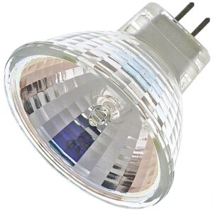 satco s3195 10 watt mr11 halogen gz4 base 12 volt clear sp 12 beam pattern light bulb, no lens, clear