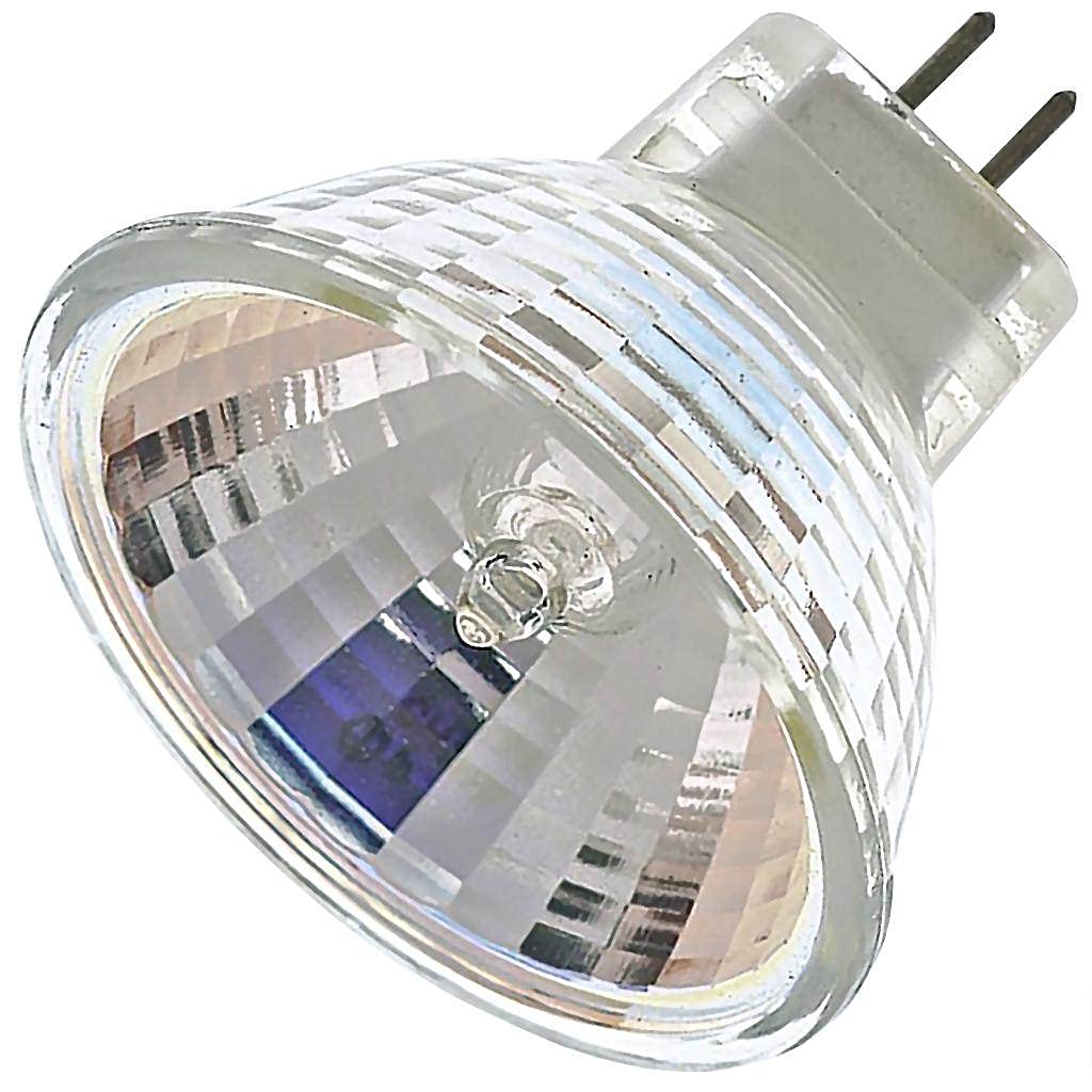 Satco S3195 10 Watt MR11 Halogen GZ4 Base 12 Volt Clear SP 12 Beam Pattern Light Bulb, No Lens, clear